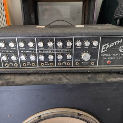 Earth Sound Research Concertmaster PA Mid 70’s - Black Tolex image 5