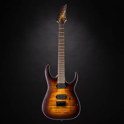 Ibanez Standard RGA42FM-DEF Dragon Eye Burst Flat - Electric Guitar image 2