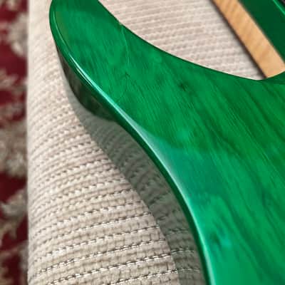 Robin Medley Standard IV 1991 w/ Gig Bag - Rio Grande Pickups, Ash Body, Floyd Rose, Green, Made in USA, Medley Standard Four image 18