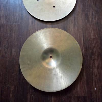 Zildjian 13" A Series Quick Beat Hi-Hat Cymbals (Pair) 1986 - 2008 - Traditional image 2