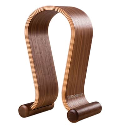 Sony 1000X THE COLLEXION Wireless Headphones, Black / Deco Essentials Wood Stand Bild 4