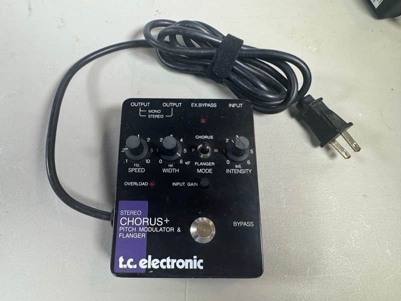 TC Electronic Stereo Chorus + Pitch Modulator & Flanger 1991 - 2016 - Black image 1