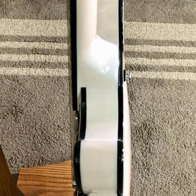 Hagstrom Alvar Maple Body in Swedish Frost with Hagstrom Gigbag image 4