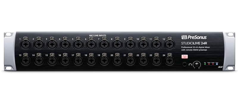 PreSonus StudioLive 24R 32-Channel Rackmount Digital Mixer 2017 - Present - Black image 1