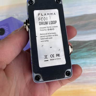 Flamma FC01 Drum Loop 2021 - Present - Purple electric guitar drum loop effect pedal percussion, drum synthesizer image 11
