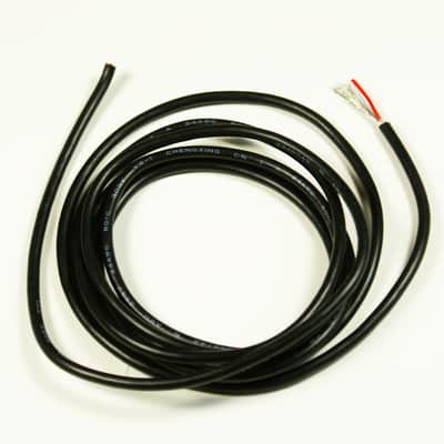 2-Conductor Shielded Guitar Circuit Wire hookup wire 6-Foot 24 AWG ,Black Bild 5