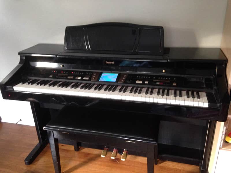Roland KR-7 Digital Intelligent Piano Black with Storage | Reverb