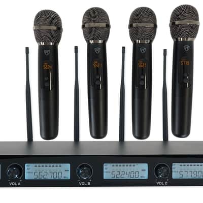 Mackie DRM12A 2000 Watt 12" Powered Active DJ PA Speaker+4) Wireless Microphones image 3