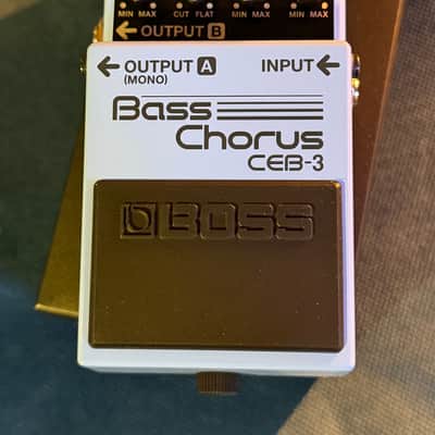Boss CEB-3 Bass Chorus (Dark Gray Label) 2001 - Present - Blue image 2
