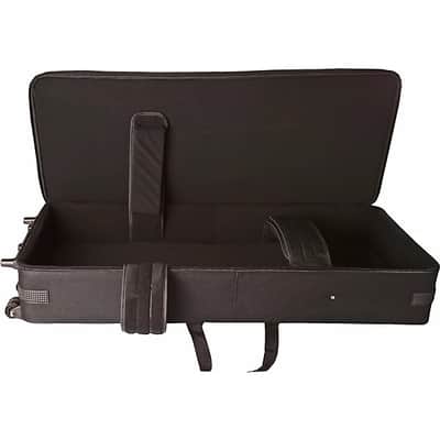 Gator  GK Lightweight Keyboard Case on Wheels 49 Key NEW - BLACK image 3