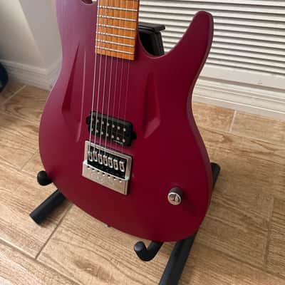 Aristides 070R 7 String Electric Guitar - Evertune bridge Lundgren pickup image 3