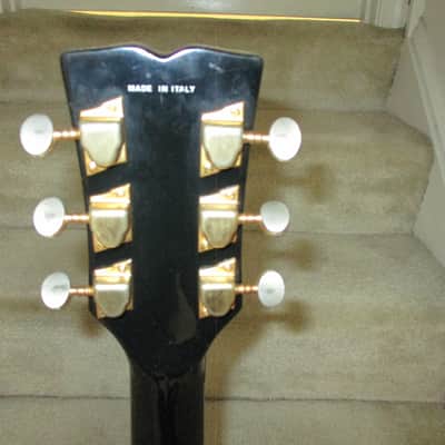 EKO Les Paul Style With Gold Hardware Circa 1970 - Black/Italy image 6