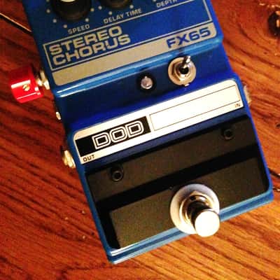 MODIFIED DOD FX 65 analog chorus vibrato synth pedal true bypass from subtle to madness ghostface image 1