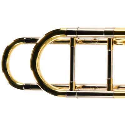 Jupiter JTB1150FOQ Intermediate Bb/F Tenor Trombone in Clear Lacquer SN EB10088 image 3