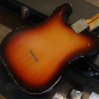 2018 K-Line Truxton '72 Ash Lollar's Electric Guitar Sunburst + COA OHSC image 13