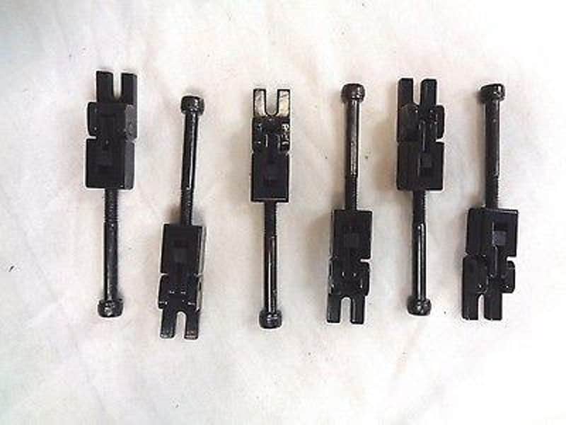 Tremolo Bridge Saddles Black image 1
