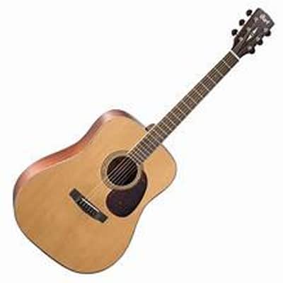 Cort Earth 100 NAT Solid Sitka Spruce/Mahogany Dreadnought 2010s - Natural Glossy image 23