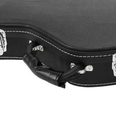49" Electric Bass Guitar Hard Case | Locking Hardshell, Plush Lined, Black image 7