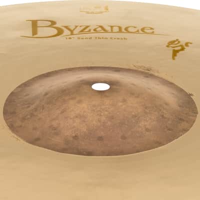 MEINL B18SATC Byzance Vintage Sand Thin Crash 18 Zoll sandblasted image 4