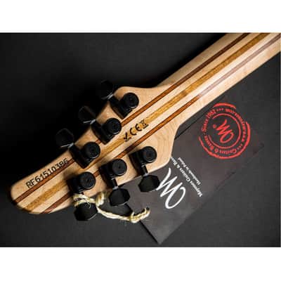 Mayones Regius 6MM CW Djentlemen Misha Mansoor Signature Series Electric Guitar Transparent Natural image 20