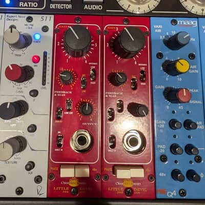 Various Excellent Condition Mic Pres, EQs, and Channel Strips in 500 Series Rack. image 4