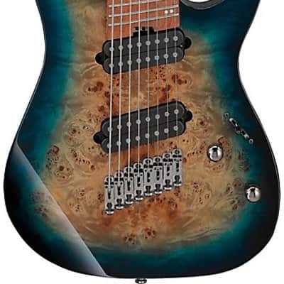 Ibanez RGMS8PB Multi Scale 8 String Electric Guitar - Cosmic Blue Starburst image 1