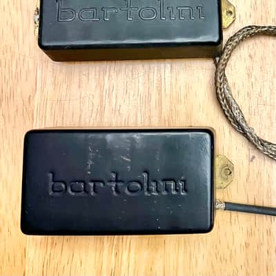 Bartolini Unmarked Humbucker Pickups 80’s or older - Black image 1