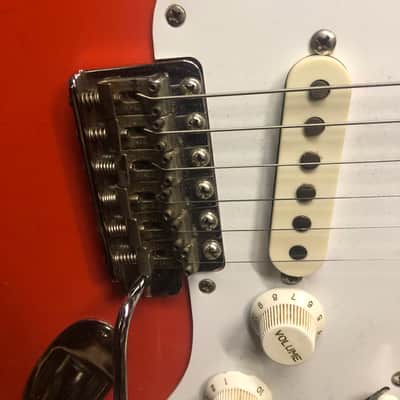 Squier Stratocaster JV series 1983 1983 Fiesta red image 7