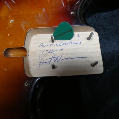 Wilkins Jazz Bass Stack Knob Traditional 2015 - Sunburst image 10