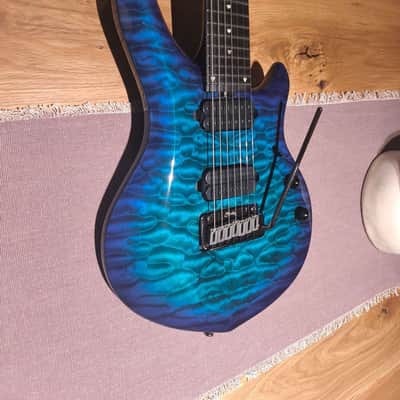 Sterling MAJ270X QM John Petrucci Signature Majesty DiMarzio 2020 - 2024 - Cerulean Paradise image 1