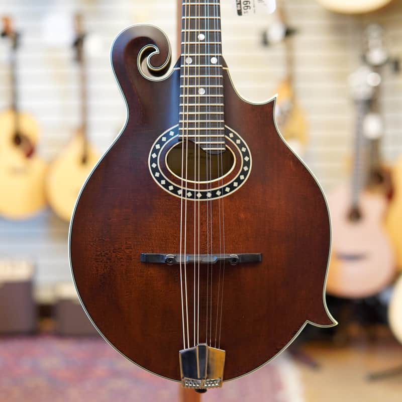 Eastman MD314 F-Style Oval Hole Mandolin Classic Finish w/Padded Gig Bag image 1