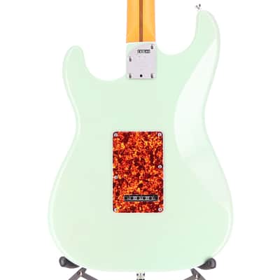 Fender Certified Pre-Owned American Professional II Stratocaster Thinline, Rosewood Fingerboard, Transparent Surf Green (J11) (11101) image 2