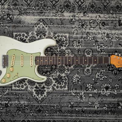 Fender Limited Edition '62 Poblano Strat - Journeyman Relic Aged Olympic White image 12