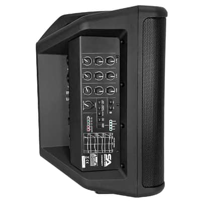 Seismic Connect - Powered 8 Inch Portable 2-Way Compact PA Speaker with Rechargeable Battery - All-In-One PA System image 13