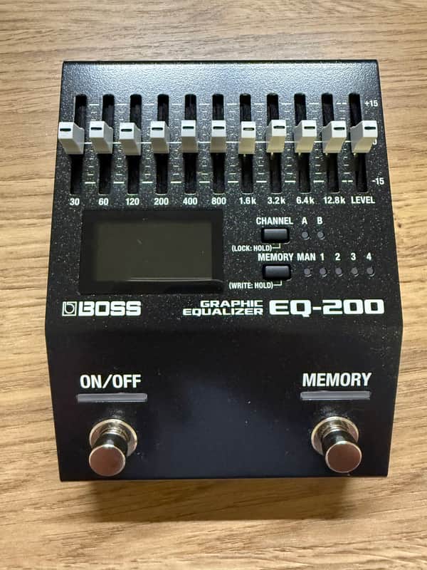Boss EQ-200 Equalizer 2019 - Present - Black image 1