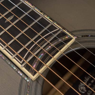 Martin OM-45 John Mayer Signature 20th Anniversary Grand Auditorium Acoustic Guitar, Solid Spruce Top, Platinum Gray Burst image 13