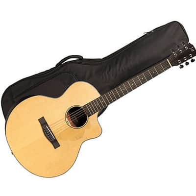 JN Guitars Glencairn Series Acoustic Electric Guitar w/ Gig Bag - Natural image 2