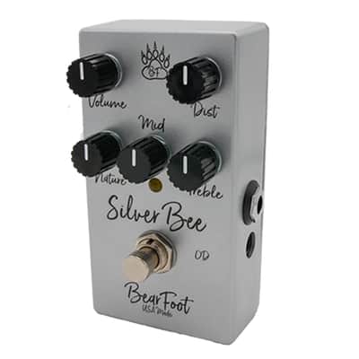 NEW SILVER BEE by BearFoot FX! Overdrive / Distortion with "Nature," Mid, and Treble Controls! Dumble Inspired, USA MADE **FREE SHIPPING!** image 2