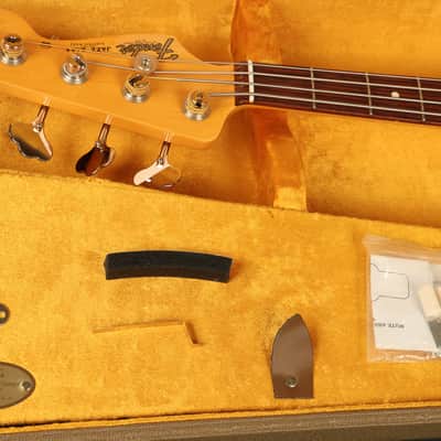 2012 Fender American Vintage '62 Jazz Bass reissue Sunburst image 23