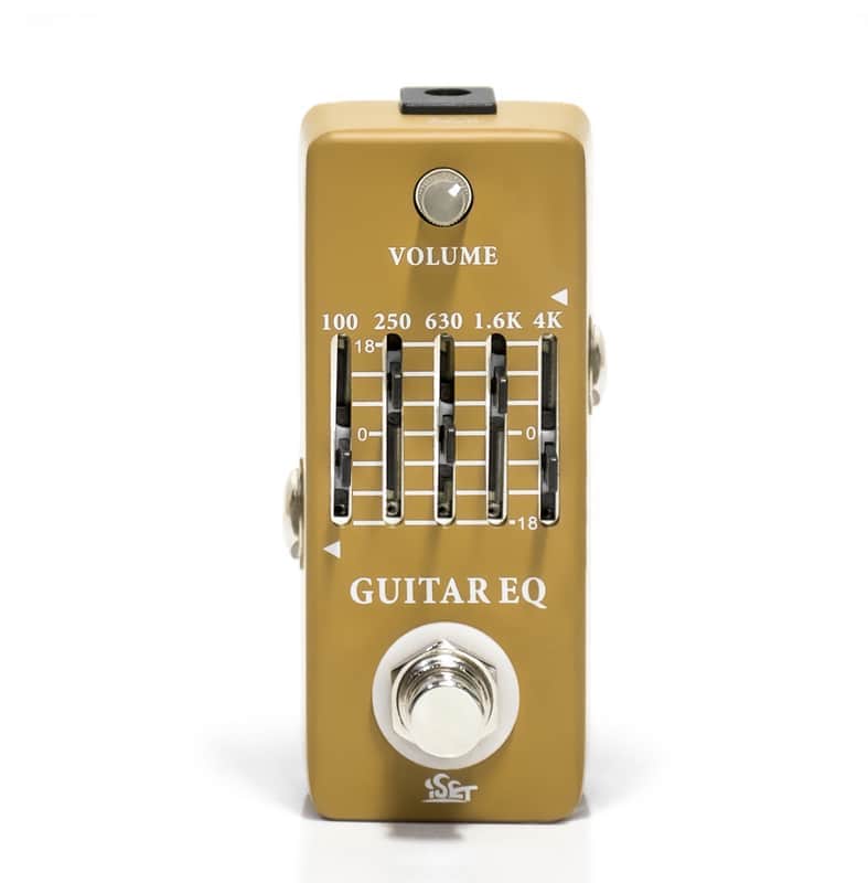 New ISET Analog Guitar Equalizer Pedal - EQ Pedal For Electric and Acoustic Guitar With True Bypass image 1