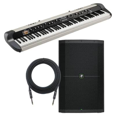 Korg SV-2S 88 Stage Vintage Piano - Vintage Creme MONITOR KIT