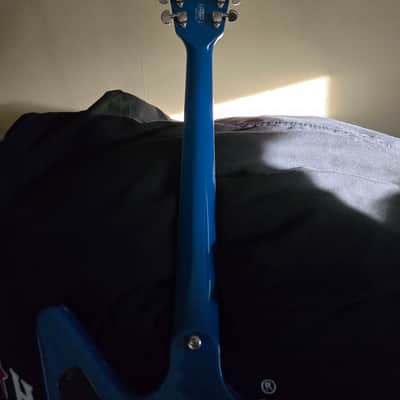 Dean Dimebag Dean from Hell CFH lightning bolt graphic + original hardshell case image 7