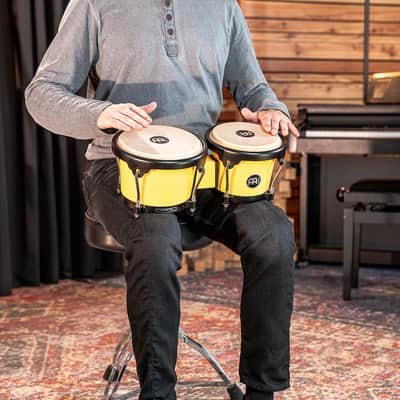MEINL HB50IY Journey Series Bongo illuminating yellow image 8