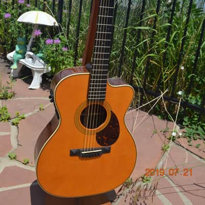 Martin OMCRE Guitar Solid Transylvania Adirondack Top image 1
