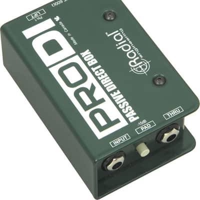 Radial Engineering ProDI Passive Instrument Direct Box DI w/ Mic Cable image 8