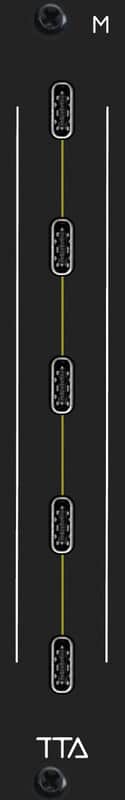 Tiptop Audio The M 5-way Polytip Signal Multiplier Eurorack Module image 1
