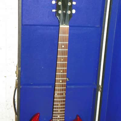 1960's*TEISCO-KENT-*RED PLAID*GUITAR CASE*BARITONE?BASS INTERIOR 43"x21.5"x13.5" image 9
