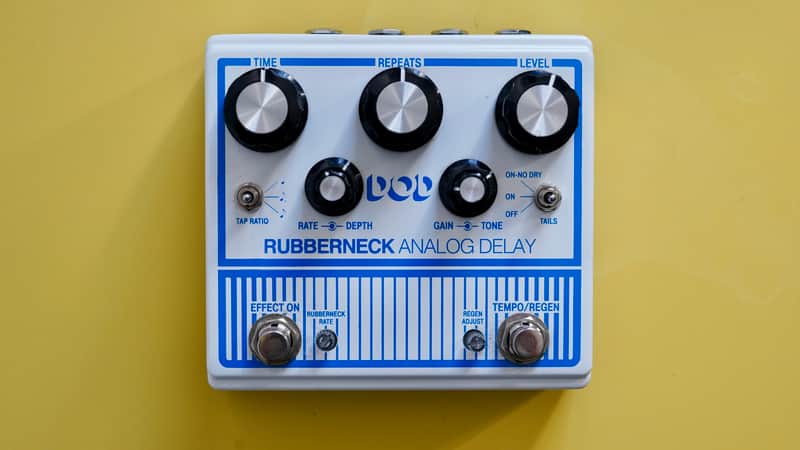DOD Rubberneck Analog Delay 2010s - White/Blue image 1