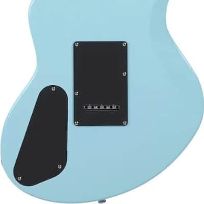 D'Angelico Premier Bedford Solid Body Electric Guitar, Sky Blue with Gig Bag image 2
