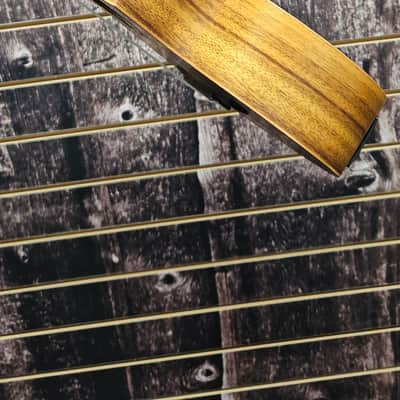 *INTERMITTENT* KALA KA-TK-B-CE - Teak Tri-Top Baritone Ukulele w/ Cutaway & EQ image 7